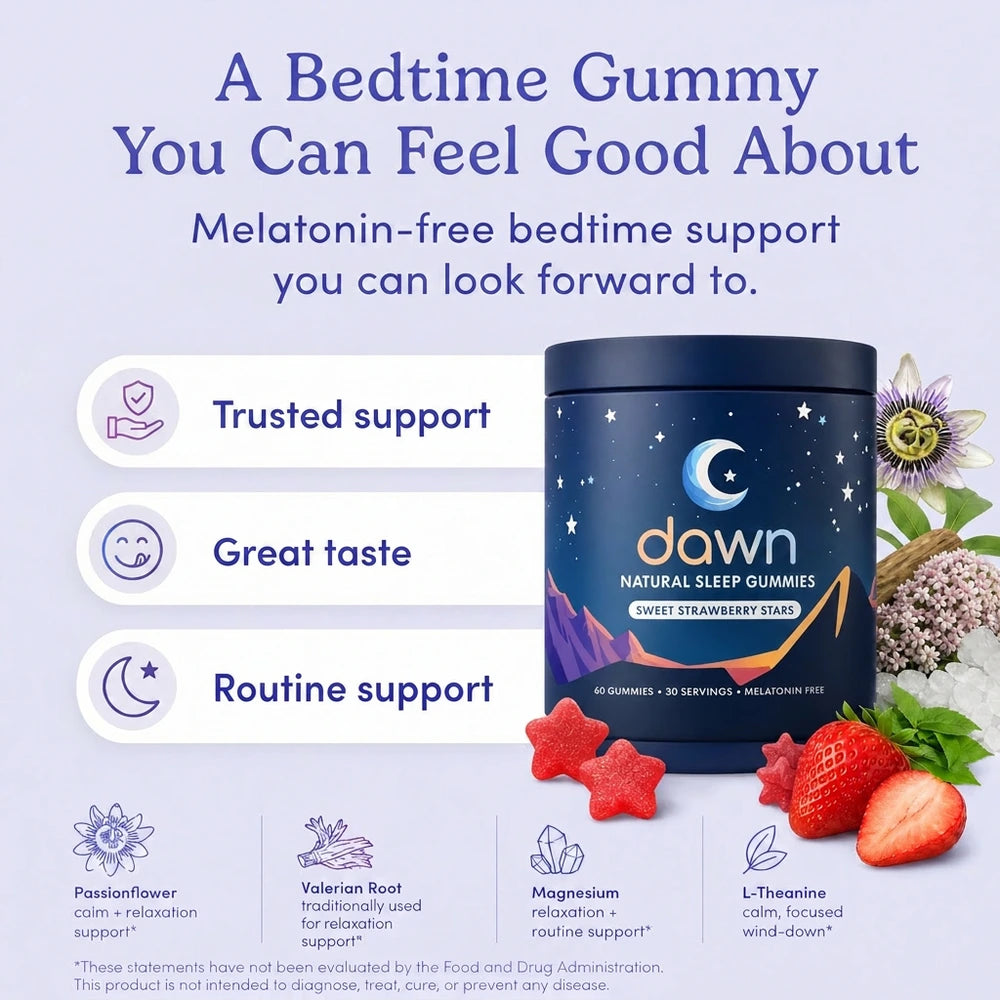 Dawn Sleep Gummies - melatonin-free bedtime support