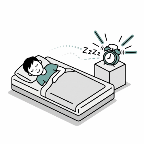 Sleeping through a ringing alarm