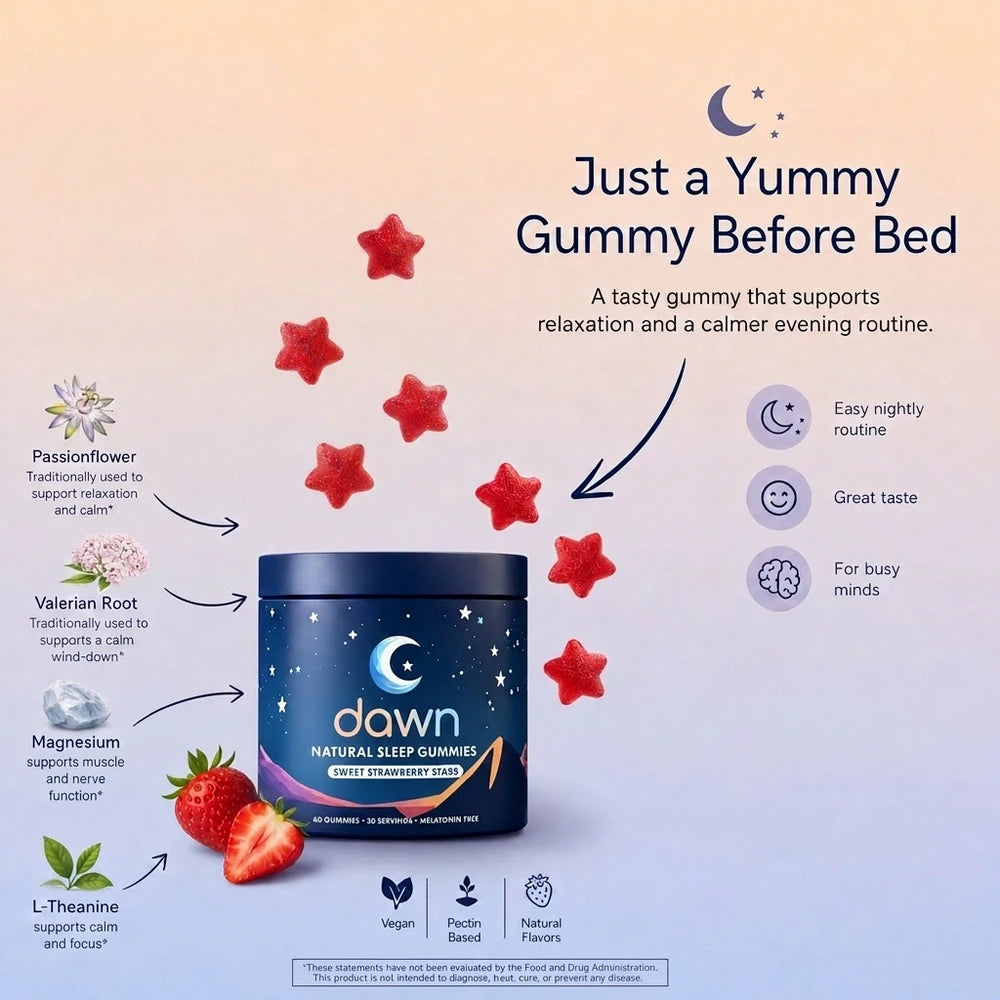 Dawn Sleep Gummies - melatonin-free bedtime support