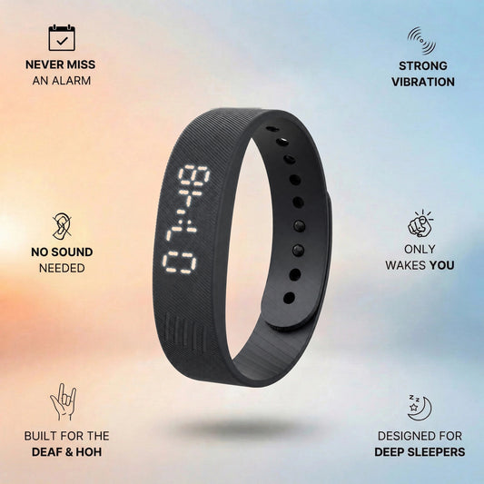 Dawn Wake Up Band with lit time display