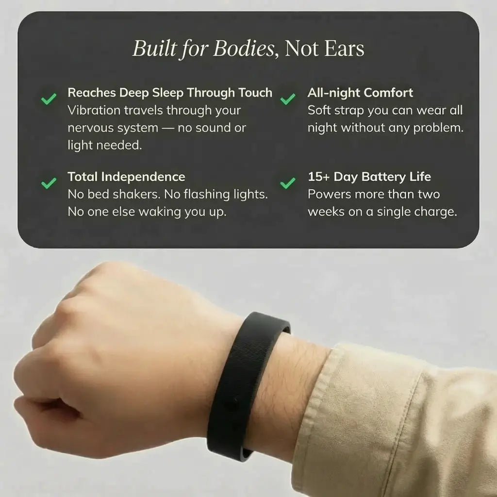 Dawn Band — Silent Vibrating Alarm for Deaf & HoH