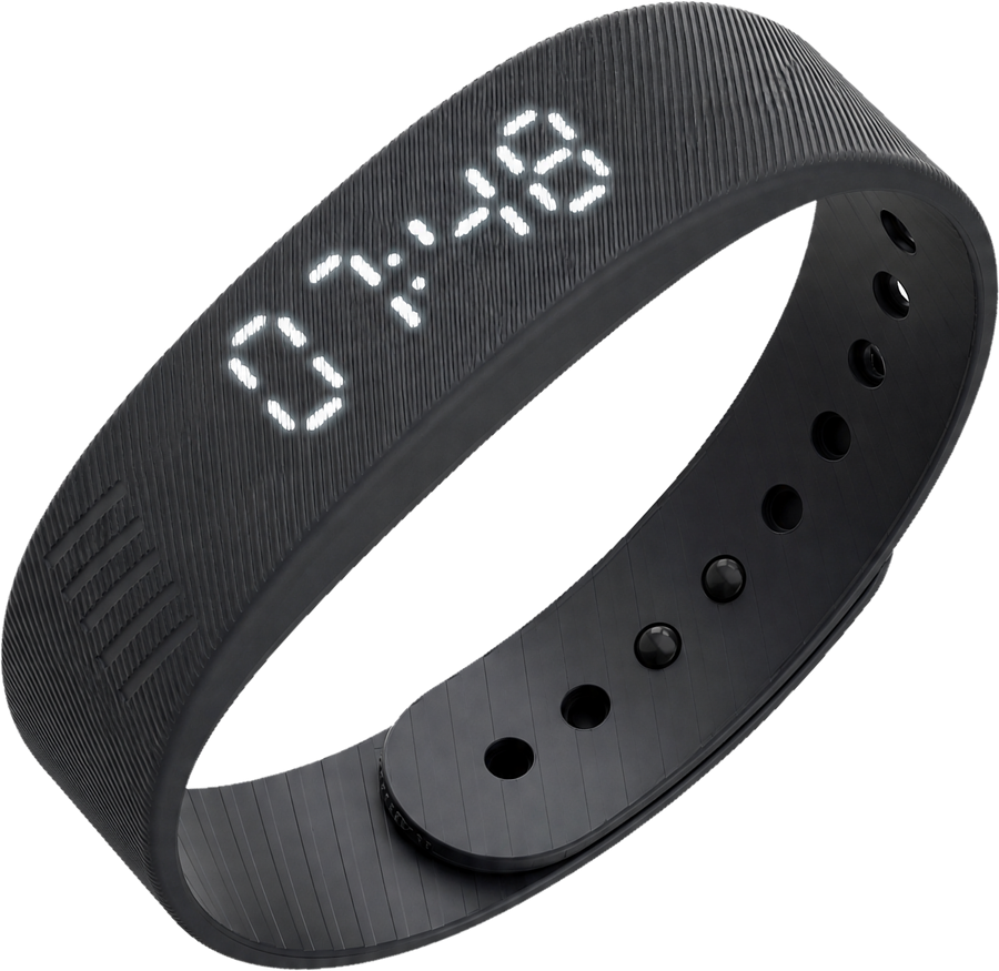 Dawn Wake Band vibrating on the wrist
