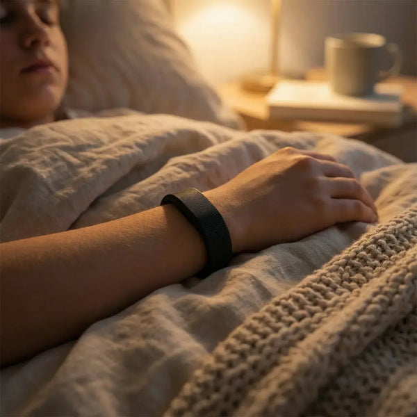 Putting on the band before bed