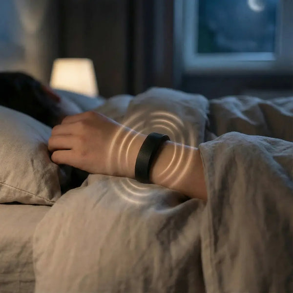 Band vibrating on the wrist