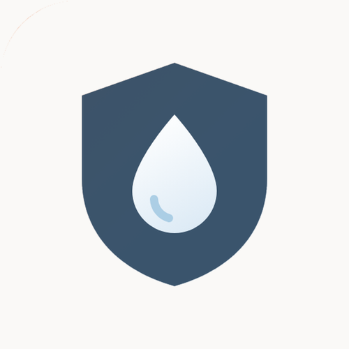 Upgrade to Waterproof on a plain background