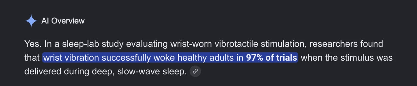 Sleep study line to show on screen